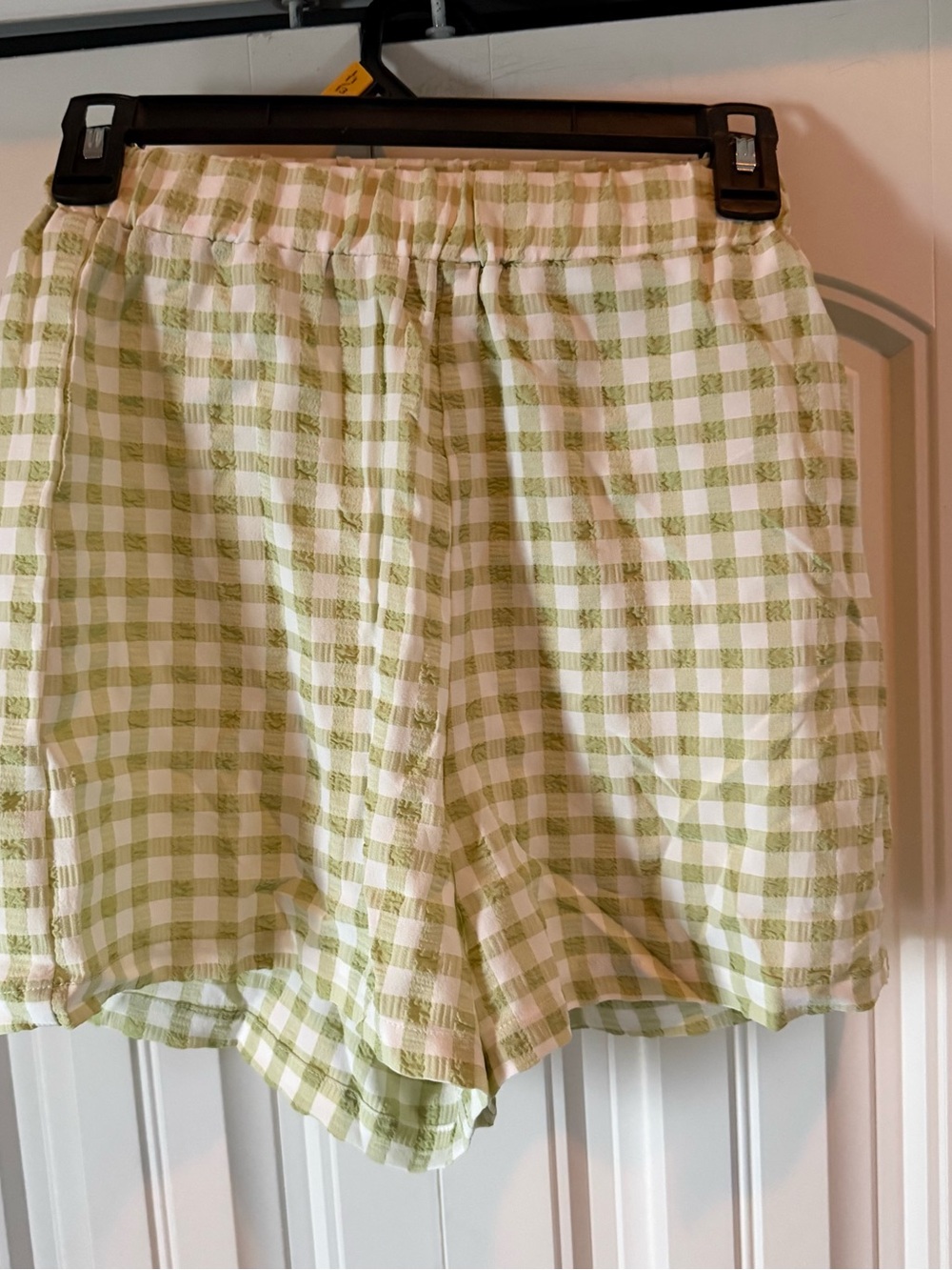 NWT Princess Polly High Waisted Green Gingham
Seersucker Shorts - Size XS-2